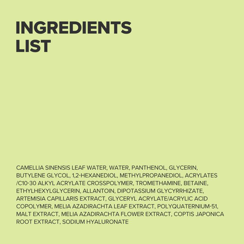 Green Tea: Hydrate & Calm Skin